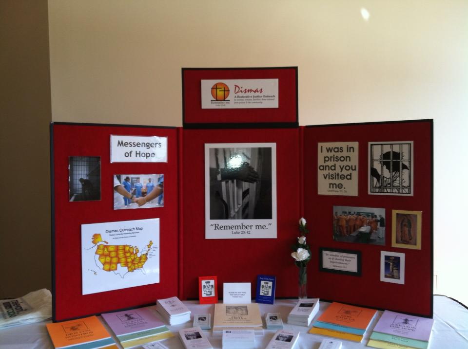 417451_10151610509598268_1579911591_n dismas ministry information table