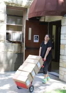 ally unloading bibles